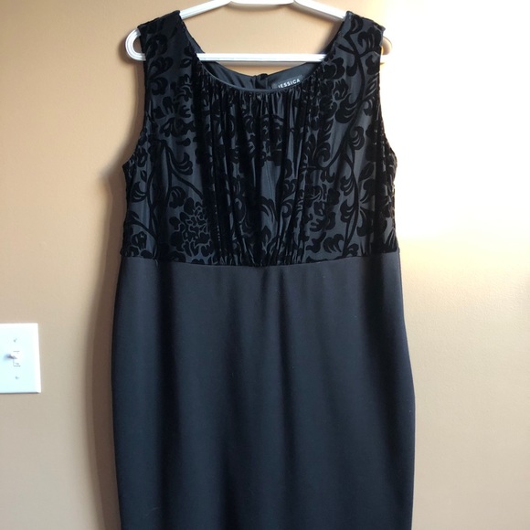 Jessica Black Dress size 16 - Picture 1 of 3